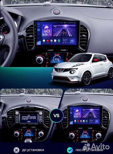 Штатная магнитола Teyes CC3 Nissan Juke