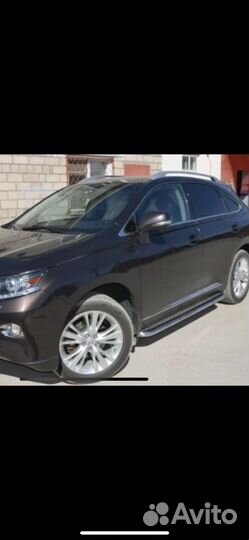 Подножки (пороги) лексус RX 3