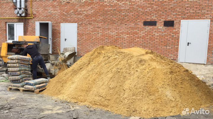 Песок карьерный сеянный