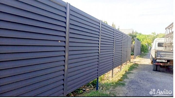 Забор жалюзи под заказ от производителя