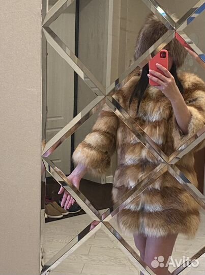 Шуба +шапка