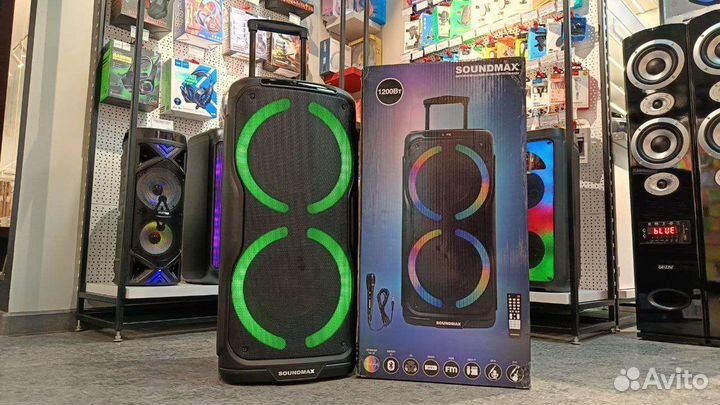 Bluetooth колонка + микрофон и пульт есть радио