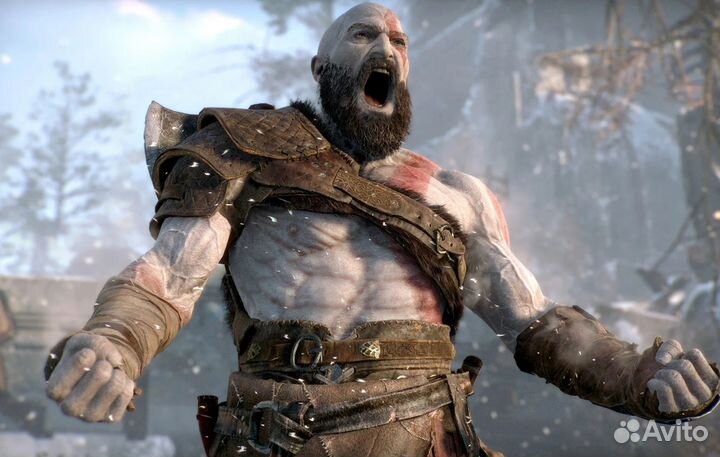 God of War 2018 диск для PS4