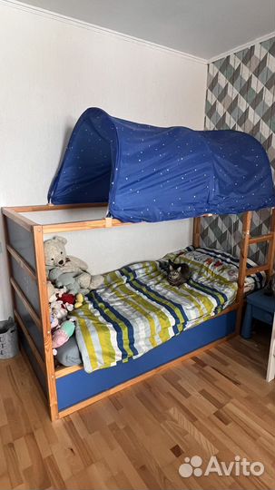 Кровать Икея Кюра 200х90см детская