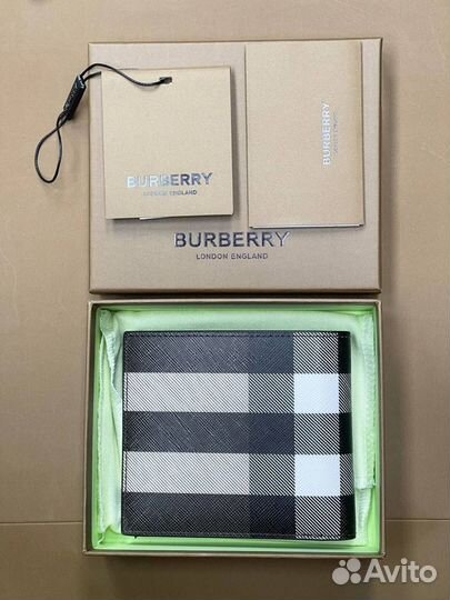 Мужской кошелек Burberry England Check