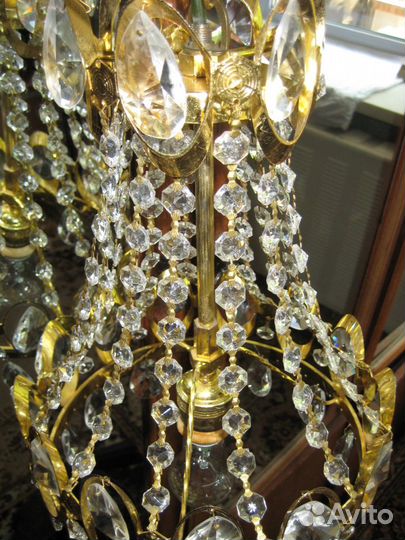 Люстра хрусталь Чехия