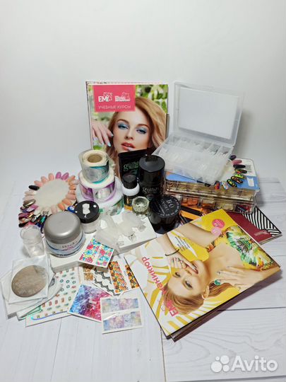 Набор для наращивания ногтей бу