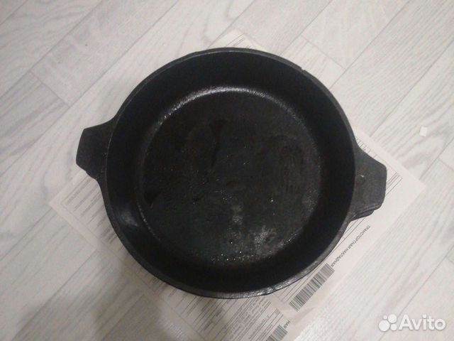 Чугунная сковорода СССР новая