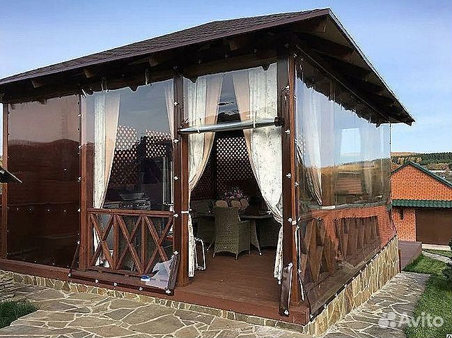 Мягкие стекла окна / разные виды креплений