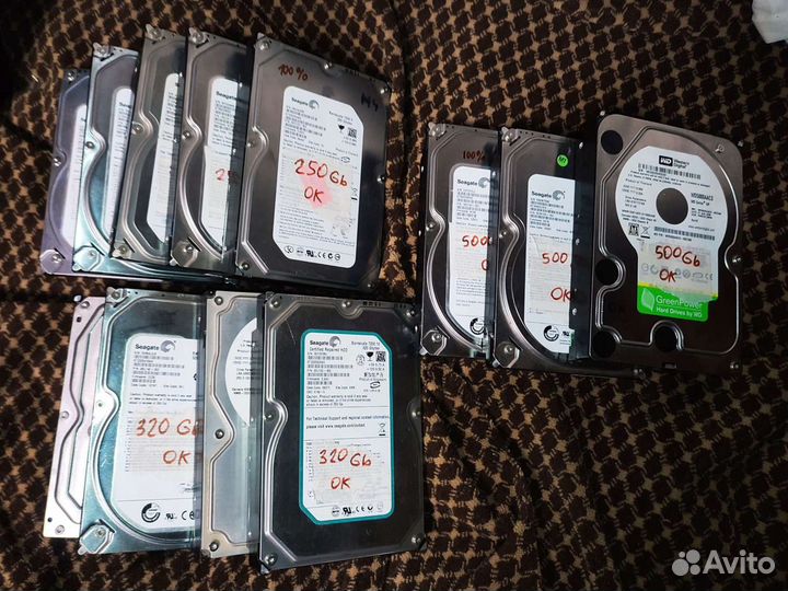 Жёсткие диски SATA hdd 3.5/2.5
