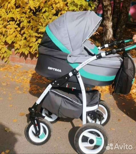 Коляска optima 2 в 1 verdi
