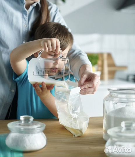 Istad истад Пакет закрывающийся,желтый/белый IKEA