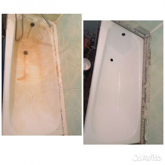 Реставрация ванн жидким акрилом и мрамором