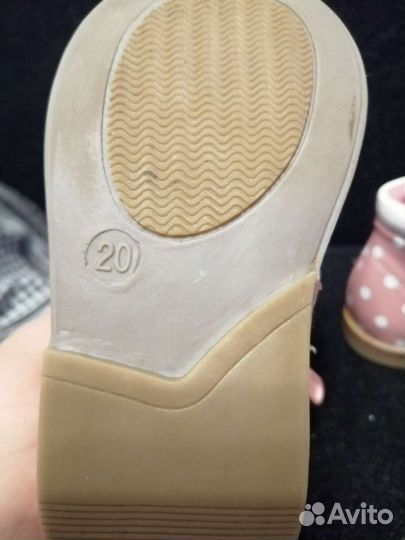 Ботинки для девочки 20 размер