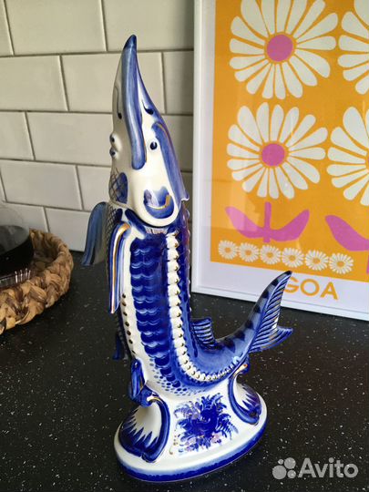 Бутылка гжель