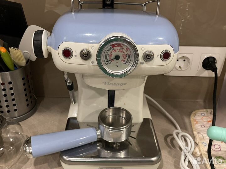 Кофемашина рожковая Ariete Vintage