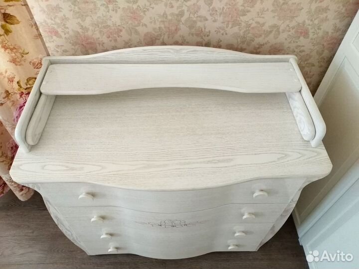 Комод (нат. дерево) пеленальный с матрасом