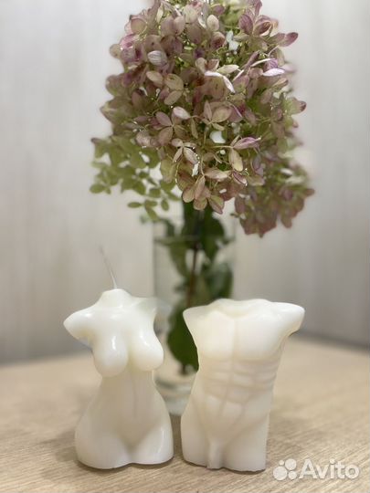 Свечи торс мужчины и женщины