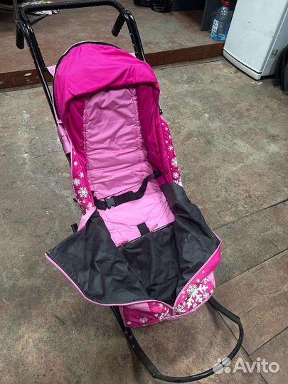 Детские санки коляска