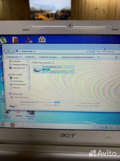 Нетбук acer aspire one (ssd)