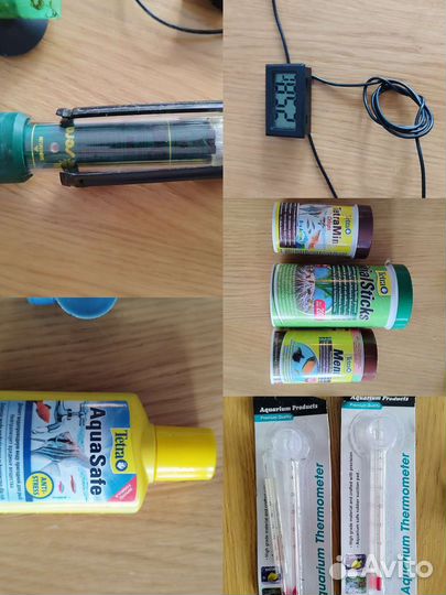 Вещи для аквариума, фильтр, пинцет