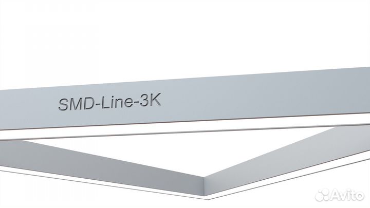 Светодиодный светильник в форме треугольника 560мм