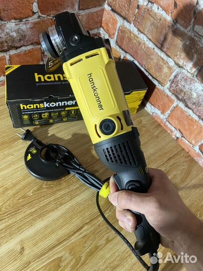 Болгарка (ушм) 125 Hanskonner HAG12125EC