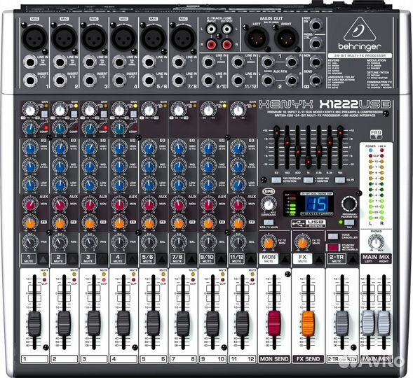 Микшерный пульт Behringer X1222USB