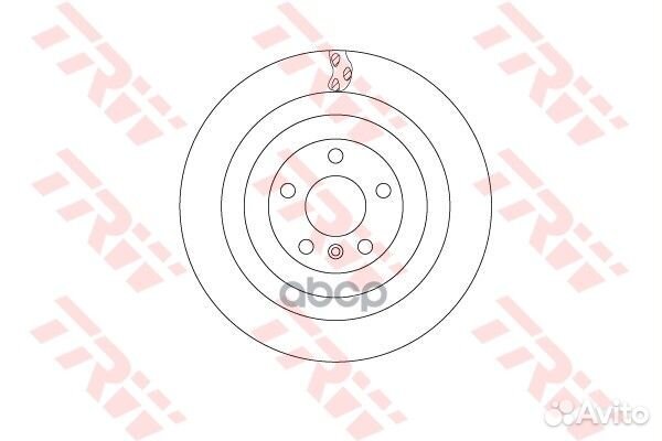 Торм.диск зад.вент.345x22 5 отв. mercedes-BEN