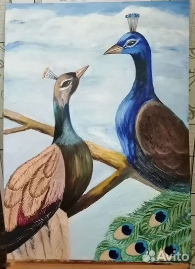 Картина маслом на холсте 