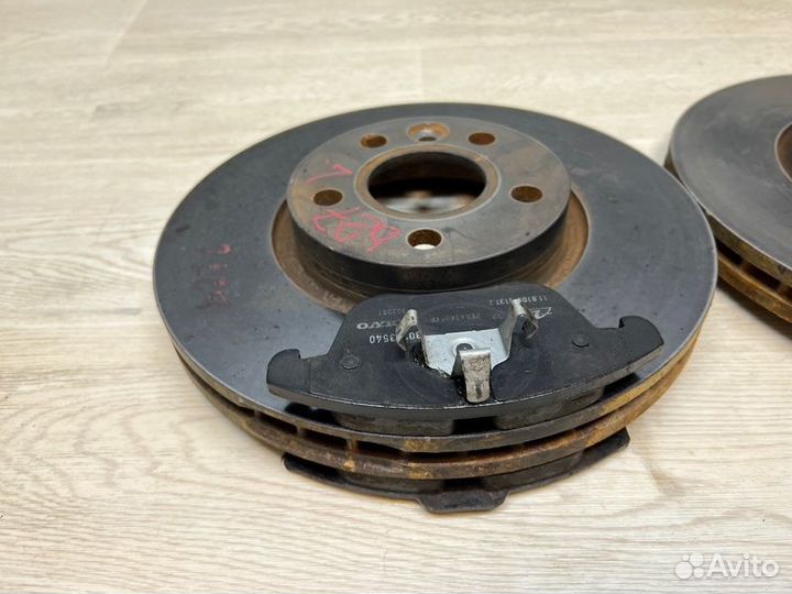 Диски тормозные передние Volvo S80 2.5Т 2008