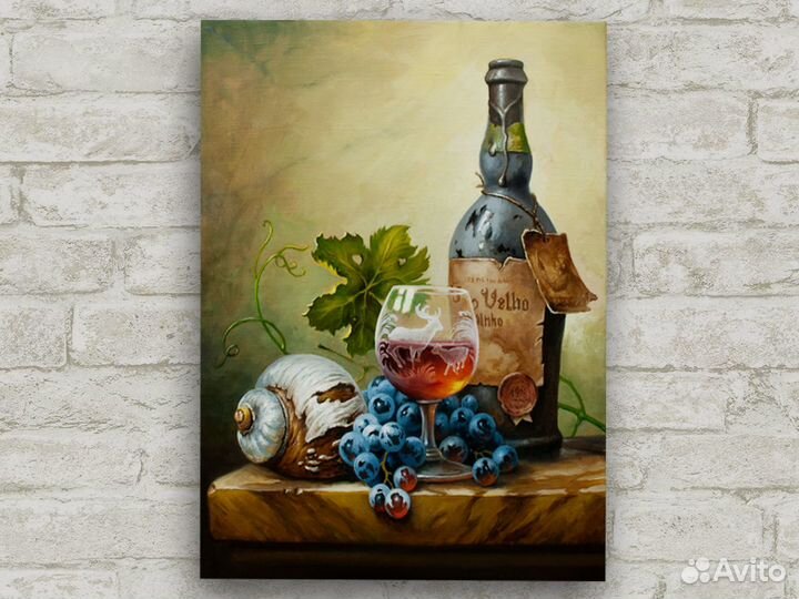 Картина маслом на холсте натюрморт