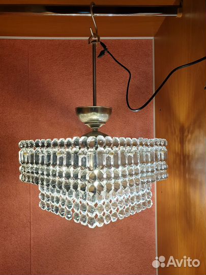 Люстра советская хрусталь
