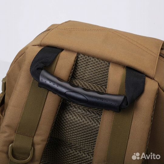 Тактический рюкзак 35л, с поясной сумкой. песок