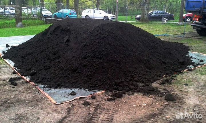 Земля плодородная, чернозем,грунт доставка