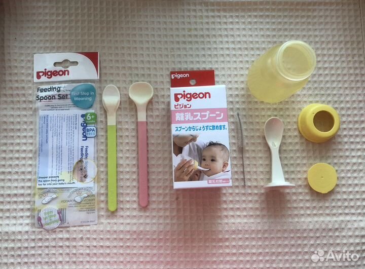 Бутылочка, ложки для прикорма Pigeon