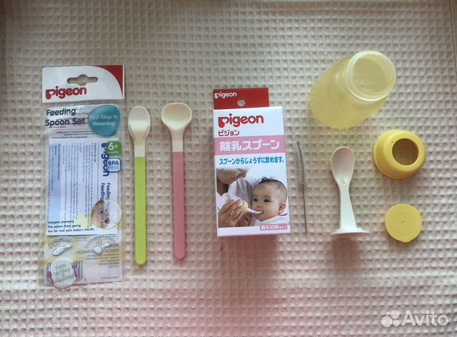 Бутылочка, ложки для прикорма Pigeon