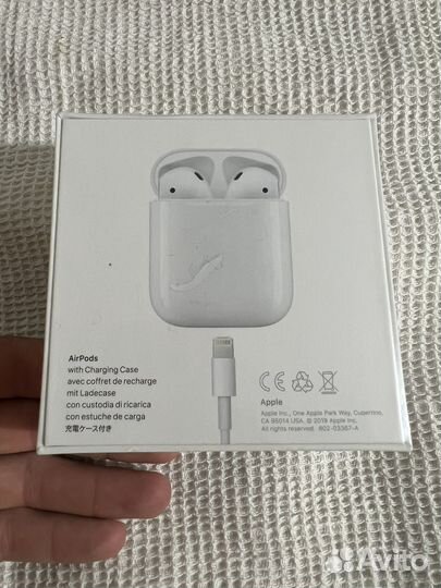 Беспроводные наушники apple airpods 2