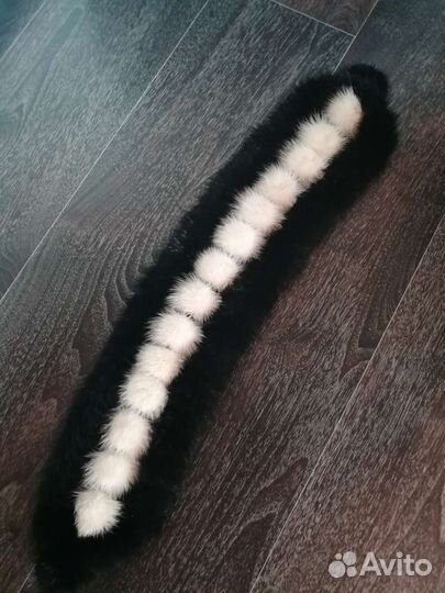 Повязка на голову из меха норки