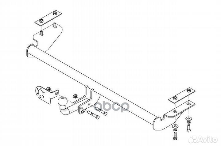 Фаркоп тип шара A Vesta s 2015- AvtoS VAZ-65 VA