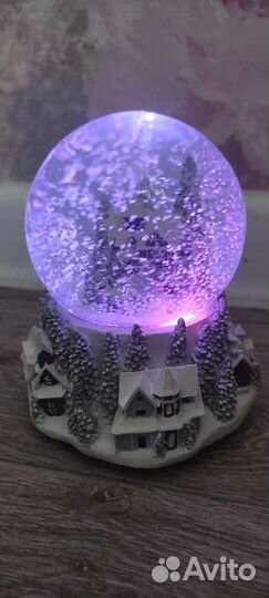 Снежный шар новогодний