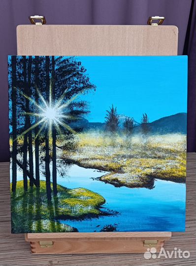 Картина маслом на холсте пейзаж