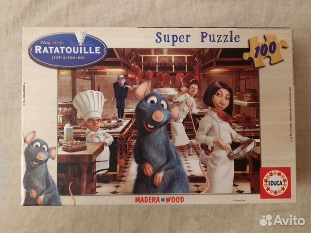 Пазл educa Рататуй. 100 деталей