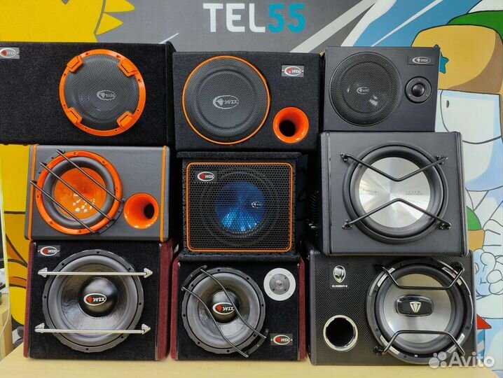 Сабвуферы активные новые с гарантией
