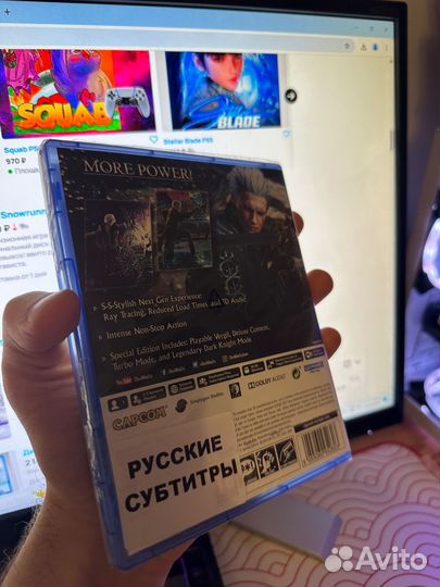 Devil may cry 5 ps5 диск