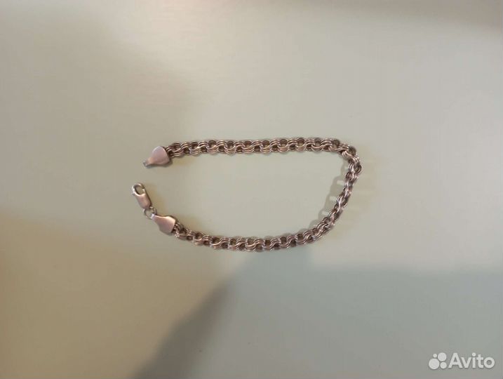 Серебряный браслет бисмарк