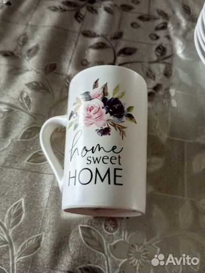 4 тарелки и бокал 370 мл