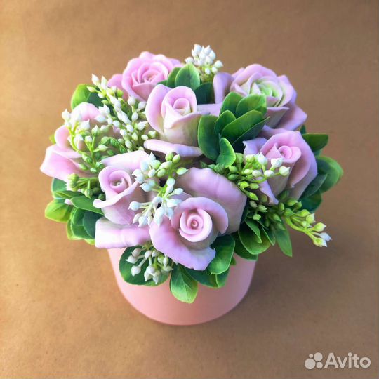 Букет цветов из мыла 