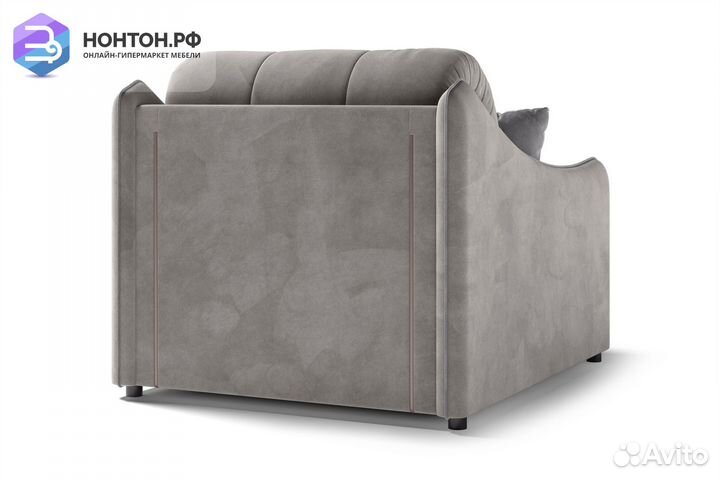 Кресло аккордеон Эско серо-бежевое / серое