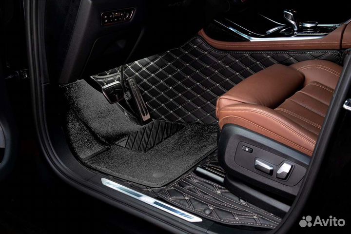 3D Коврики Hyundai Салон Багажник из Экокожи